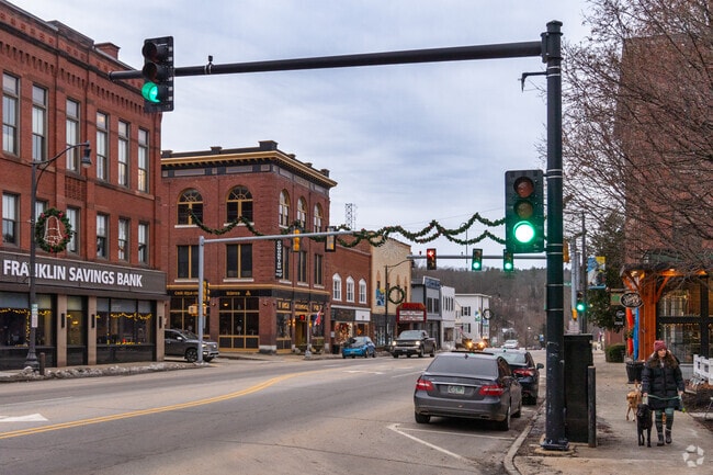 The historic charms of Franklin make it a lovely place for a walk.