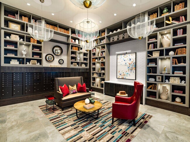 Resident Mailroom and Lobby Lounge