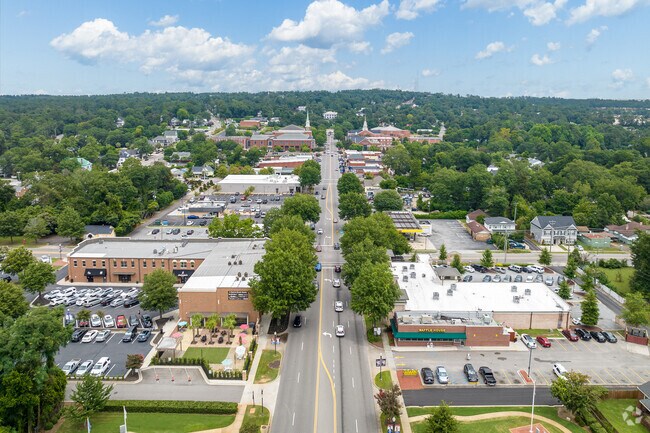 The downtown area of North Augusta still has that 