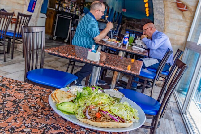 The Mad Greek. is a local, family-owned business just 2 miles away from The Fairway.