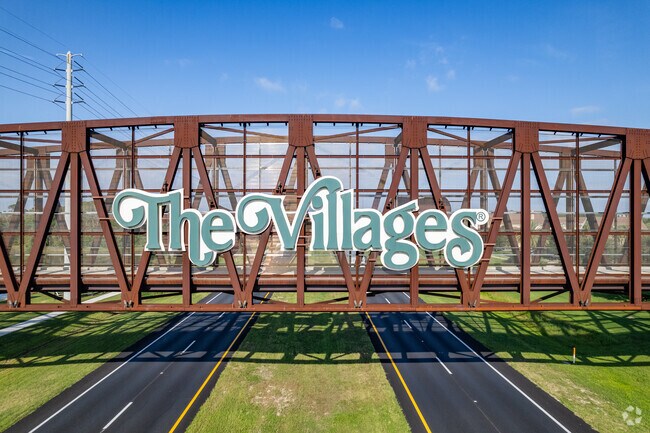 The magnificent view the The Villages bridge that crosses State Road 44.
