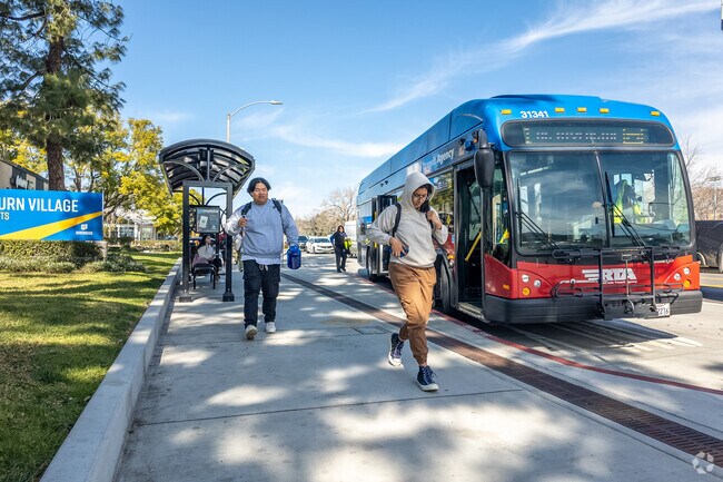 UCR students and University locals enjoy convenient access to public transportation.