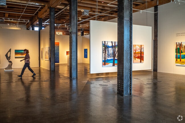The Foster/White Gallery is one of several art galleries in the Pioneer Square neighborhood.