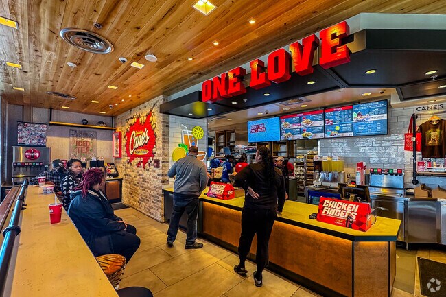 The newly opened Raising Cane's is a hot spot for the lunch rush in Forestville.