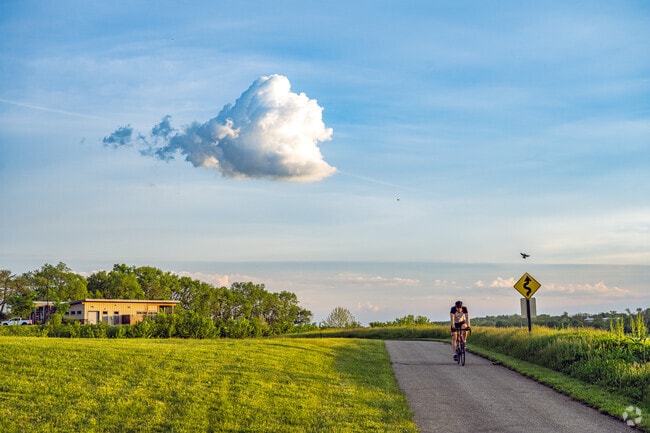 The Great Miami River Recreational Trail is ideal for Creekview hikers and bikers.