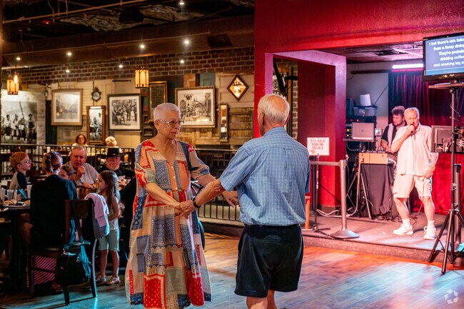 Many local venues host karaoke and dancing near the Village of Largo.