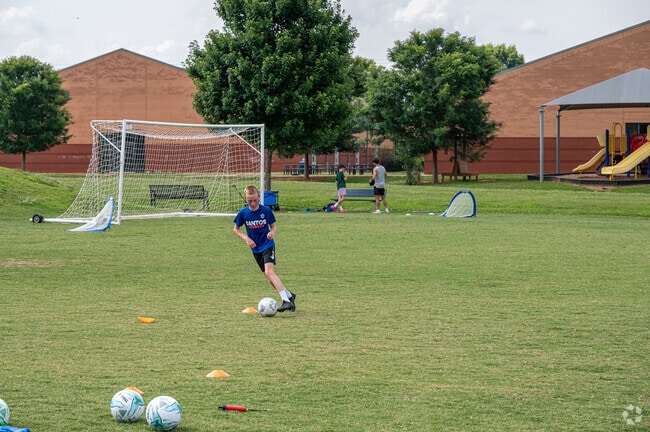 At Sweet Apple Park, soccer classes take place near Wexford.