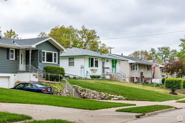 Two-story homes are prominent throughout Old Millard East.