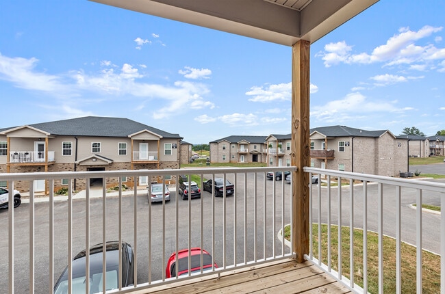 2BR, 2BA - 980 SF - Upstairs Patio View