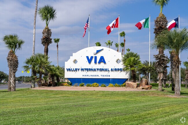 Valley International Airport located in Harlingen is the largest airport in south Texas.