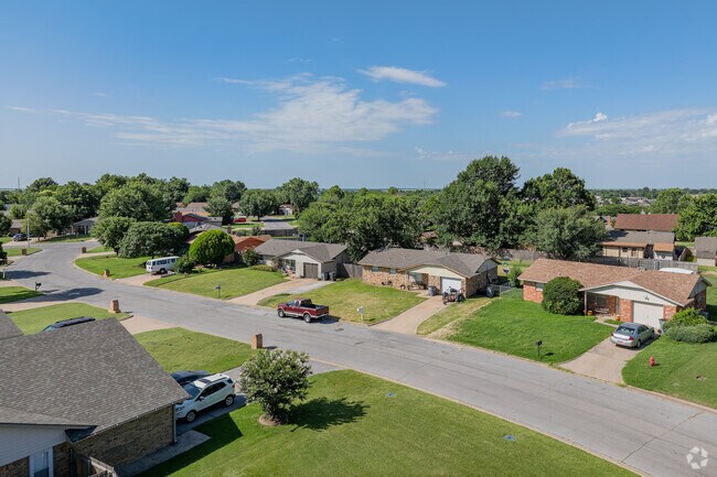 Sullivan Village features mostly ranch-style homes with neat lawns and wide roads.