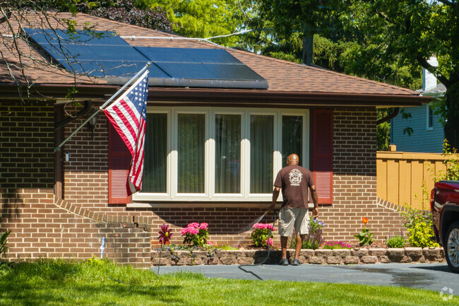Residents take great care of their landscaping in Scots Plains.
