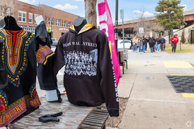 Learn the history and buy apparel supporting the thriving community in University Park.