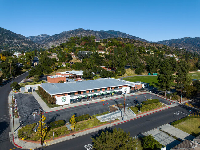 Foothills Middle School is nestled underneath the San Gabriel Mountains.
