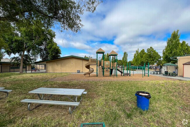 Adelante Dual Language Academy II provides students with outdoor facilities.
