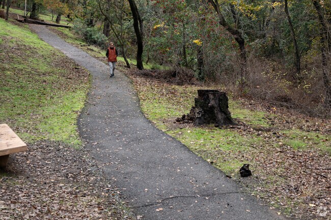 Enjoying a nice hike at La Rinconada Park.