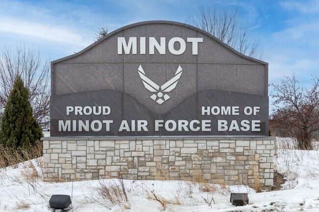 Minot ND is home to the Minot Air Force Base.