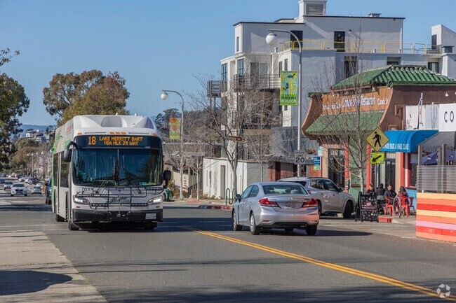 Albany Terrace is served by multiple AC Transit bus lines.