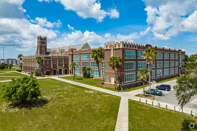 Hillsborough High was built large with the idea that the students would not outgrow it.