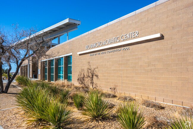 Enjoy a swim any time of year at the Rio Rancho Aquatic Center in High Resort.