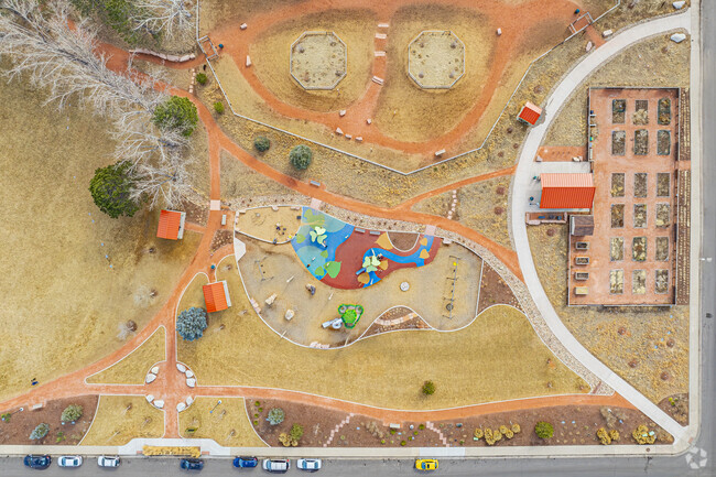 Tsistsistas-Hinono'einiihi' Park in Four Square Mile honors the Cheyenne and Arapaho people, whose history is deeply rooted in Colorado. This serene park offers green space, trails, and cultural significance, serving as a reminder of the land’s indigenous heritage.