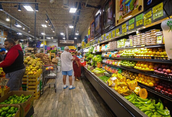 The Riverview Fresh Market is a popular place to stock up on fresh groceries.