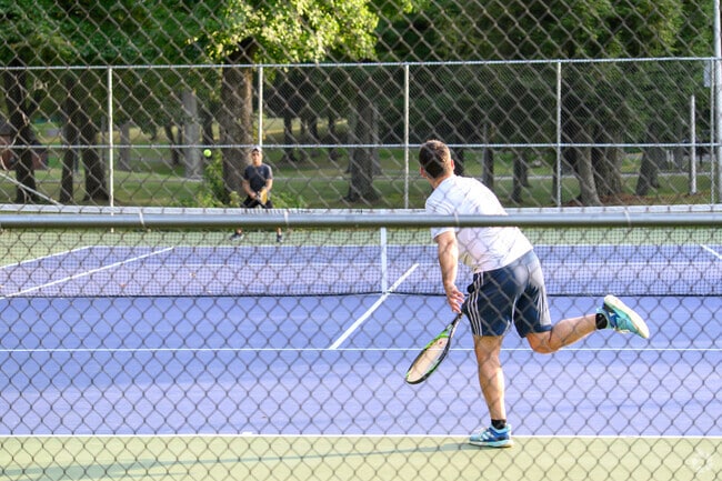 Monsey locals can play tennis or pickleball at Manny Weldler Park.