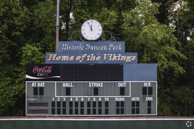 Duncan Park is the home of the Vikings team.
