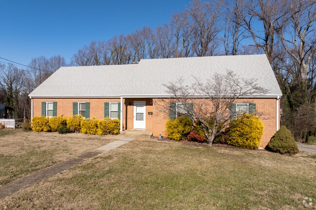 Comfortable Brick Ranch style homes predominate the Montview neighborhood.