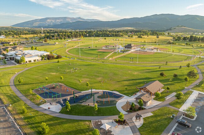 Fort Missoula Recreation Area's sports fields are popular for soccer games and team practices.