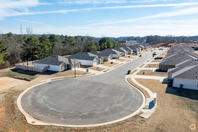 New Traditional homes are being built in quiet cul-de-sacs in Flint City.
