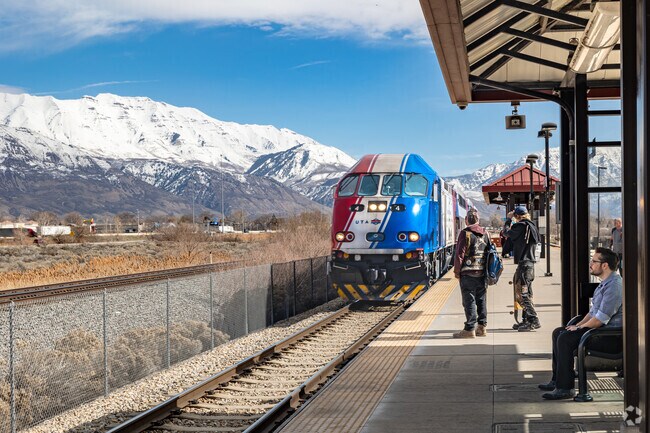 Frontrunner allows American Fork residents to quickly travel north to SLC or south to Provo.