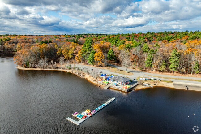 Hopkinton State Park offers swimming, kayaking, and hiking for Cordaville residents.