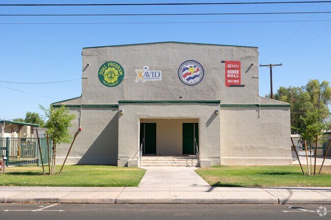 Emmett S. Finley Elementary School serves kindergarten through fifth grade.