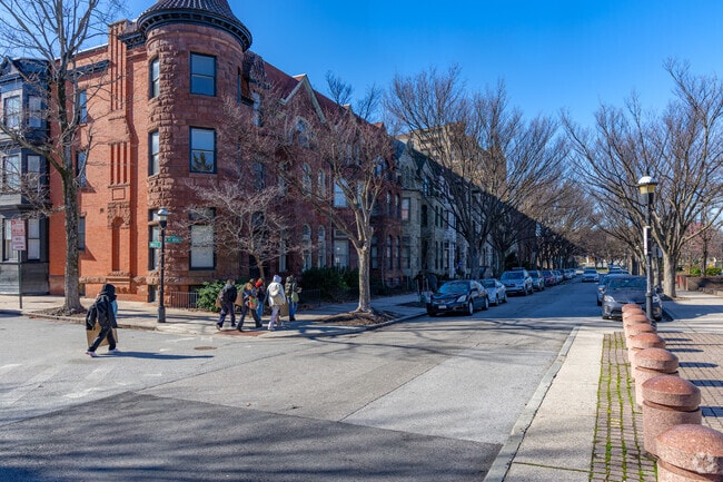 Row-homes are a common style of architecture for residents in Bolton Hill.