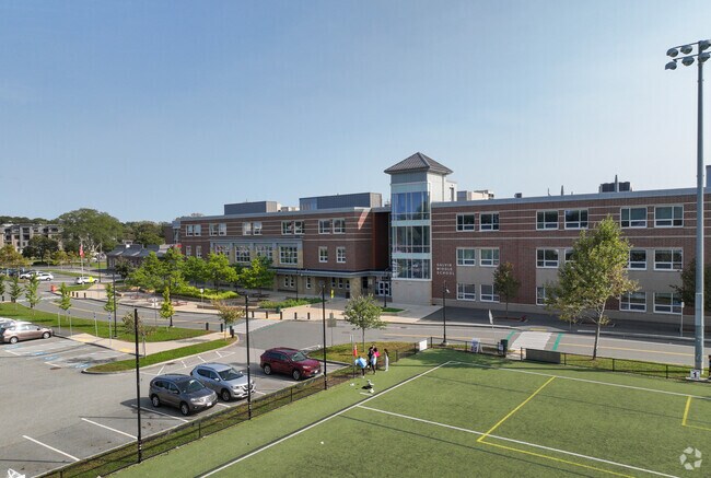 The Galvin Middle School in Wakefield, MA which receive B-plus grades from Niche.