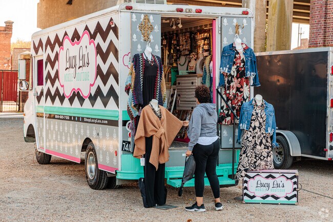A variety of vendors make shop at the weekly River Street Market in Petersburg.