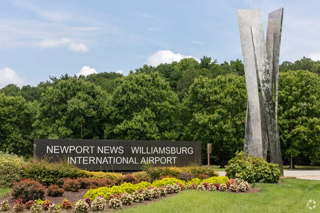 The Newport News Williamsburg airport is adjacent to Nelsons borders.
