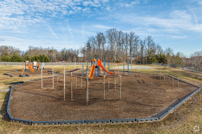 Walkertown Elementary has a colorful playground.