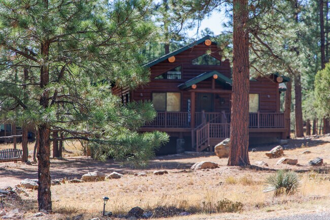 Very rarely will you find homes around Blue Ridge not hidden behind trees for privacy.