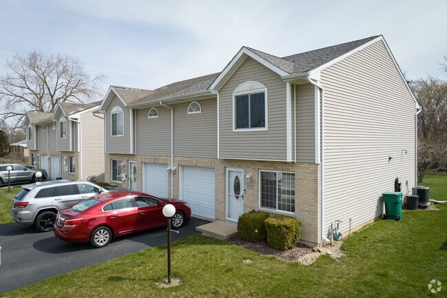 Many newer homes in the Village of Phoenix are townhomes.
