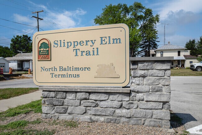 The Slippery Elm Trail spans 13 paved miles through farmland and wetlands to Bowling Green.