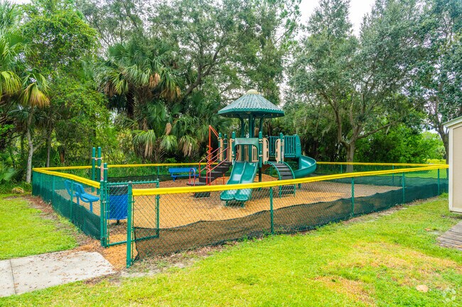 Children can have fun at the playground found in Oak Hammock park.