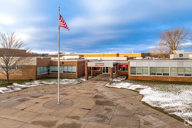 Centennial High School West Building entrance.