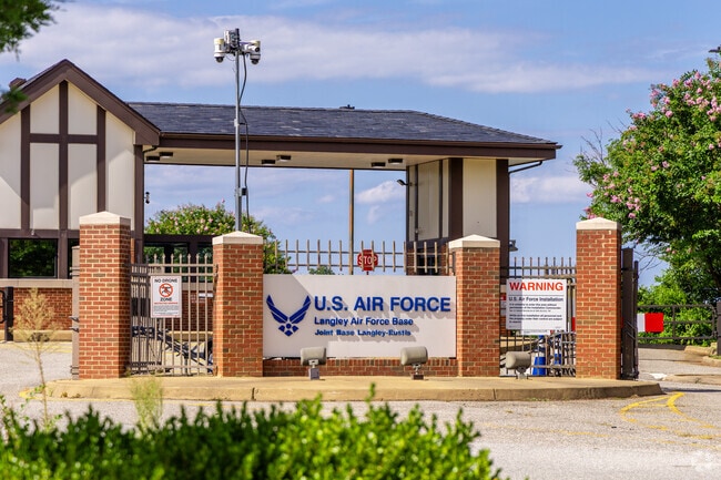Many Newport News residents are stationed at Langley Air Force Base.