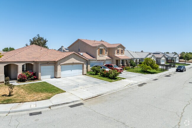 Homes come in a variety of sizes, including these single and two-story Spanish-style homes.