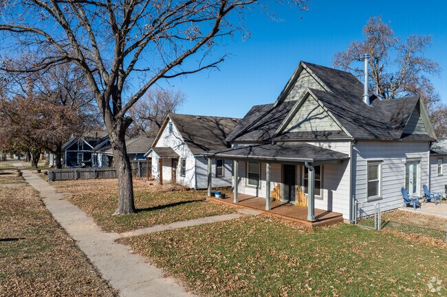 It is common for Mulvane homes to have small front porches.