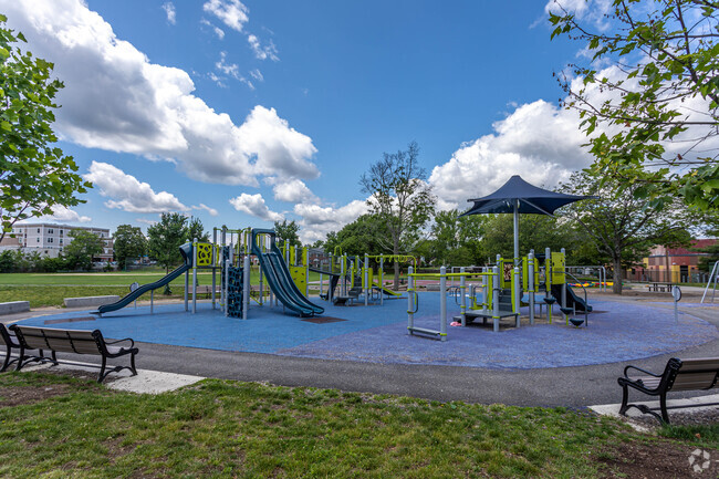 Thompson Elementary School playground in Arlington.