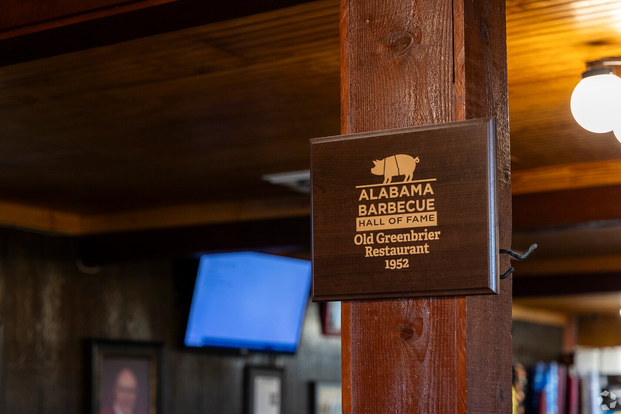 The Greenbriar Restaurant is the place for barbecue.