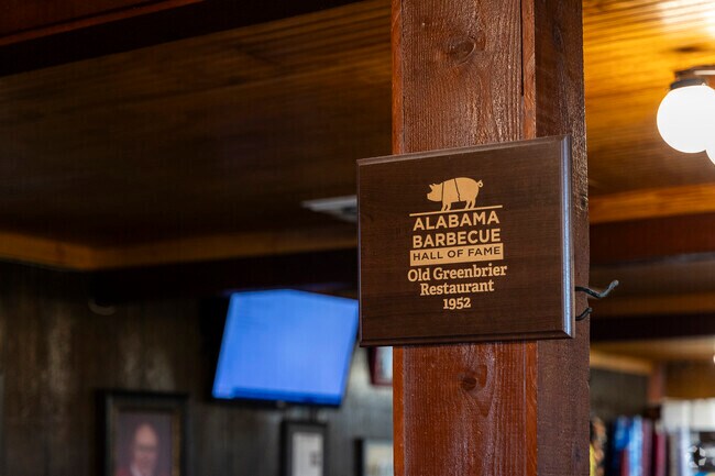 Greenbriar Restaurant is a local favorite for its barbecue.